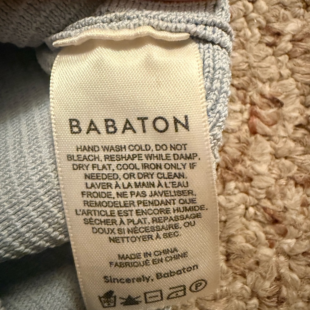 Babaton Light Blue Ribbed Tank Top - Picture 6 of 6